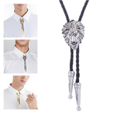 Maxbell Bolo Tie Necktie Western Cowboy Costume American for Birthday Gift Gold