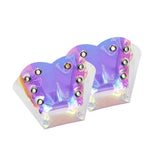 Maxbell 1 Pair Roller Skate Toe Guards Outdoor Artificial Leather Detachable Accs Colorful