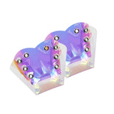 Maxbell 1 Pair Roller Skate Toe Guards Outdoor Artificial Leather Detachable Accs Colorful