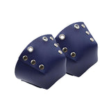Maxbell 1 Pair Roller Skate Toe Guards Outdoor Artificial Leather Detachable Accs Blue