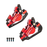 Maxbell Hydraulic Disc Brake Mountain Road Bike Caliper Universal Front & Rear Red