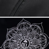 Maxbell Tool Storage Yoga Wheel Bag Round Full Zip Nylon Twill Print Single Shoulder