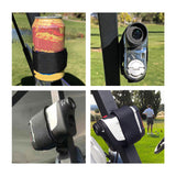 Maxbell 1x Magnetic Golf Accessory Wrap Mount Golf Range Finder Strap for Railing