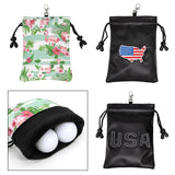 Maxbell Golf Valuables Pouch Accessories Bag Jewelry Phone Pouch Men Women Flag Map