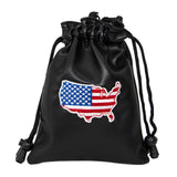 Maxbell Golf Valuables Pouch Accessories Bag Jewelry Phone Pouch Men Women Flag Map