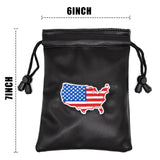 Maxbell Golf Valuables Pouch Accessories Bag Jewelry Phone Pouch Men Women Flag Map