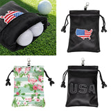 Maxbell Golf Valuables Pouch Accessories Bag Jewelry Phone Pouch Men Women Flag Map