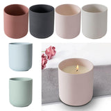 Maxbell Ceramic Candle Holder Candlestick Candleholder Tealight Pot Black