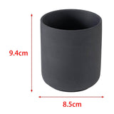 Maxbell Ceramic Candle Holder Candlestick Candleholder Tealight Pot Black