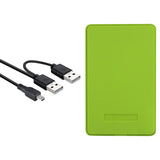 Maxbell 2.5" External Hard Drive Enclosure Box USB 2.0 for Notebook PC Green