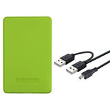 Maxbell 2.5" External Hard Drive Enclosure Box USB 2.0 for Notebook PC Green