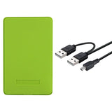 Maxbell 2.5" External Hard Drive Enclosure Box USB 2.0 for Notebook PC Green