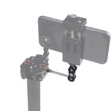 Maxbell Photography Gimbal Bracket 360 Rotation with1/4 Screw Monitors Fill Lights Long Screw Hole