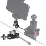 Maxbell Photography Gimbal Bracket 360 Rotation with1/4 Screw Monitors Fill Lights Long Screw