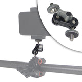 Maxbell Photography Gimbal Bracket 360 Rotation with1/4 Screw Monitors Fill Lights Short Screw