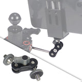 Maxbell Photography Gimbal Bracket 360 Rotation with1/4 Screw Monitors Fill Lights Short Screw