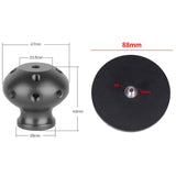 Maxbell 3.5inch Magnetic Camera Mounts Base with Ball Head Spare Parts Professional