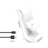 Maxbell Headset Controller Holder Controller Charger Headphone Hanger for PS5 White
