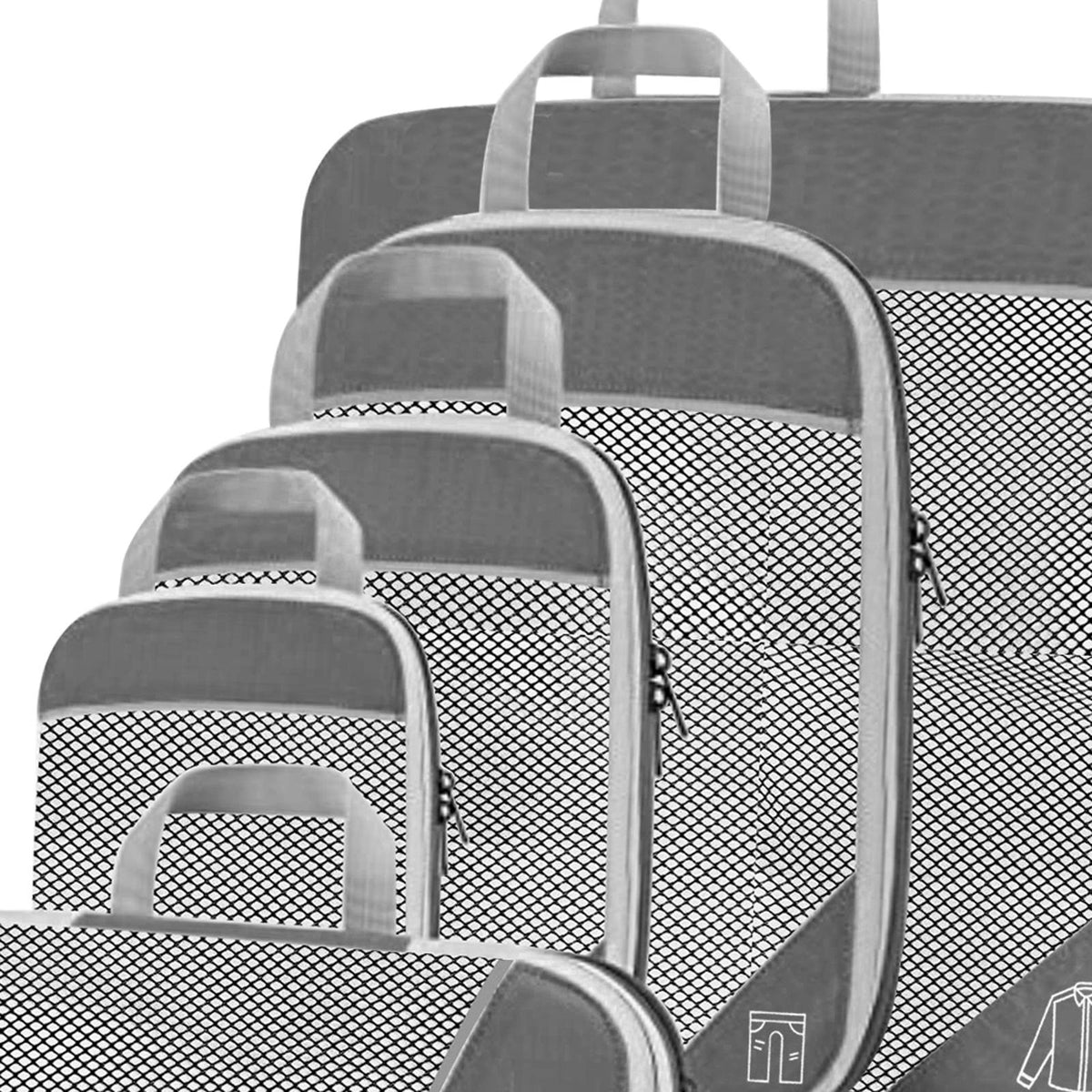 Maxbell Compression Packing Cubes Lightweight Accessing Items Easily Breathable