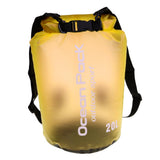 Maxbell Waterproof Dry Bag Swim Rafting Kayaking Sailing Canoe Backpack 20L Yellow