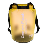 Maxbell Waterproof Dry Bag Swim Rafting Kayaking Sailing Canoe Backpack 20L Yellow