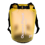 Maxbell Waterproof Dry Bag Swim Rafting Kayaking Sailing Canoe Backpack 20L Yellow