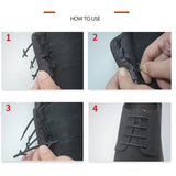 Maxbell 12Pc/set  Unisex No Tie Shoelaces Elastic Silicone Sneaker Laces White