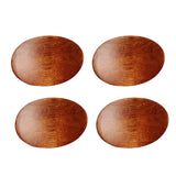 Maxbell 4 Pieces Japanese Style Wooden Chopsticks Holder  Brown Ingot