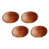 Maxbell 4 Pieces Japanese Style Wooden Chopsticks Holder  Brown Ingot