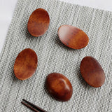 Maxbell 4 Pieces Japanese Style Wooden Chopsticks Holder  Brown Ingot