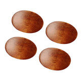 Maxbell 4 Pieces Japanese Style Wooden Chopsticks Holder  Brown Ingot