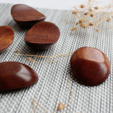 Maxbell 4 Pieces Japanese Style Wooden Chopsticks Holder  Brown Ingot