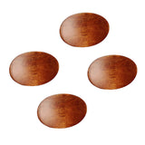 Maxbell 4 Pieces Japanese Style Wooden Chopsticks Holder  Brown Ingot
