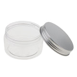 Maxbell 10pcs Empty Cosmetic Pots Lip Balm Container Jar Aluminum Cap Tins  100ml