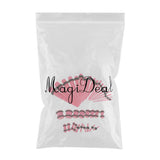 Maxbell 36pcs Ear Gauges Stretching Kit Acrylic Plug 14G-00G Expander Pink