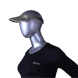 Maxbell Unisex Visor Sun Plain Hat Sports Cap Golf Tennis Leisure Air Top Cap - Gray