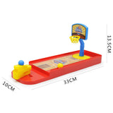 Maxbell Mini Plastic Desktop Basketball Board Game Set Family Fun Game Kids Toy Gift