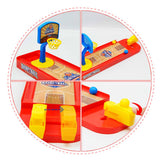 Maxbell Mini Plastic Desktop Basketball Board Game Set Family Fun Game Kids Toy Gift