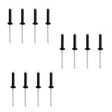 Maxbell 12 Pieces M5 Aluminum Small Head Black Open End Blind Pop Kayak Rivet M5x8