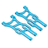 Maxbell 1 Pair 1/10 Aluminum Alloy Front Lower Suspension Arm for RC Redcat HSP Blue