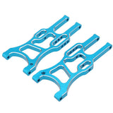 Maxbell 1 Pair 1/10 Aluminum Alloy Front Lower Suspension Arm for RC Redcat HSP Blue