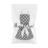 Maxbell Adjustable Apron Home Kitchen Cooking Women Cotton Aprons Bowknot White