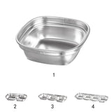 Maxbell Dipping Bowl Sauce Dish Condiment Relish Dip Bowls Dish Snack Tray 1 Grid