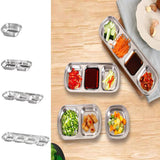 Maxbell Dipping Bowl Sauce Dish Condiment Relish Dip Bowls Dish Snack Tray 1 Grid