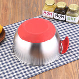 Maxbell Mixing Bowls with Handle Stainless Steel Egg Whisk Mix Serving Storage 24cm