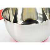 Maxbell Mixing Bowls with Handle Stainless Steel Egg Whisk Mix Serving Storage 24cm