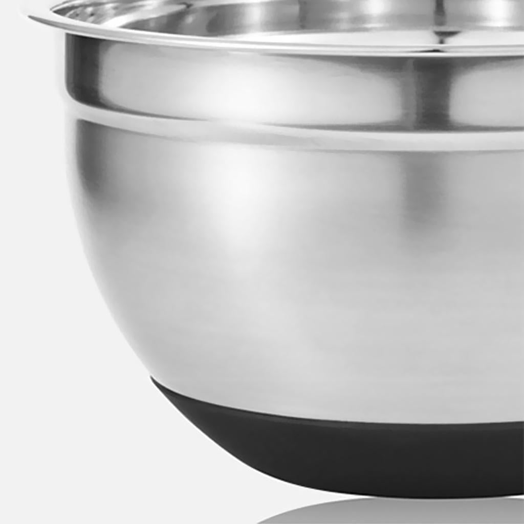 Maxbell Mixing Bowls Stainless Steel Egg Whisk Mix Serving Storage Salad Bowl 22cm