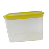 Maxbell Food Cereal Grain Coffee Bean Rice Storage Container Sealed Box Yellow S