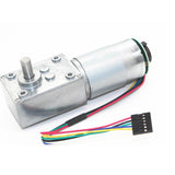 Maxbell Gear Box High Torque Geared Motor Reduction Motor with Encoder 24V 160rpm