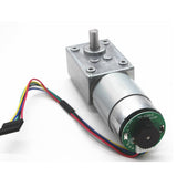 Maxbell Gear Box High Torque Geared Motor Reduction Motor with Encoder 24V 160rpm